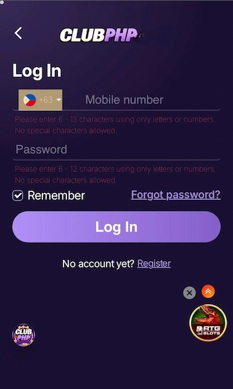 ✨ Step 3: A login form will appear.